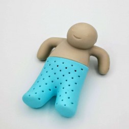 Mr Tea bleu ciel infuseur  thé en silicone