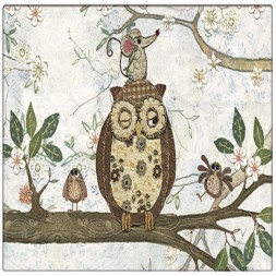 Mug porcelaine design chouette fun Bug Art 25 cl