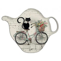 Repose sachet déco Chat cycliste collection Bug Art - Kiub