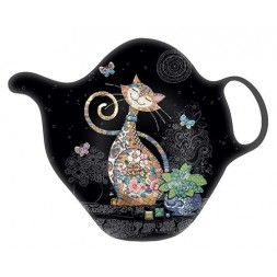 Idée cadeau Repose sachet déco Chat jewels Kiub