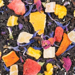 thé noir à la fraise et abricot