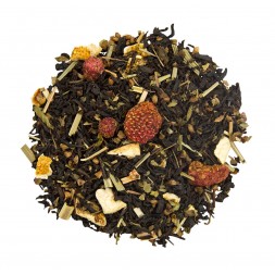 Thé glacé maison - thé glacé - recette thé glacé - thé noir fraise citron