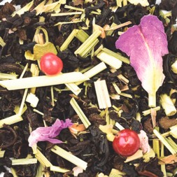 Thé noir litchi_thé noir_rose_thé noir cerise