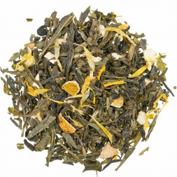 Thé vert citron mangue_thé vert exotique_thé exotique