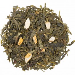 Thé vert abricot - ginseng