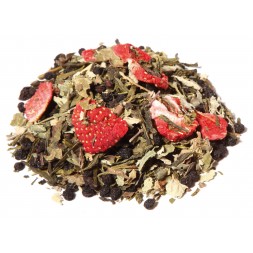 Thé vert fruits rouges