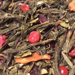 Thé vert poivre rose et groseille