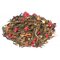 Thé vert poivre rose et groseille