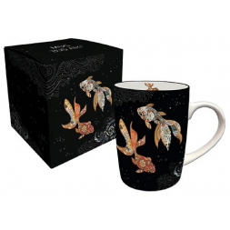 Mug chat musicien en porcelaine 25cl, Maison de Thés