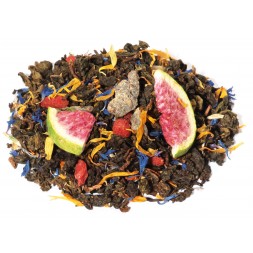 Thé Oolong Grenade Baies Goji Pêche