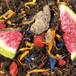 Thé Oolong Grenade Baies Goji Pêche