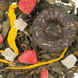 Thé vert Fraise - Ananas maison de thé en ligne