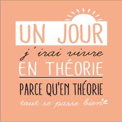 Mug porcelaine expression de vie 25cl