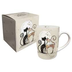 Mug porcelaine Chats love by Bug Art 25 cl